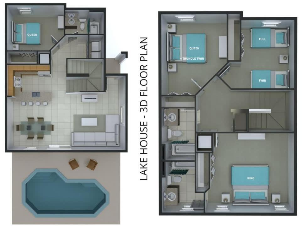 4Br Townhome With Lake View - Bl481 คิสซิมมี ภายนอก รูปภาพ